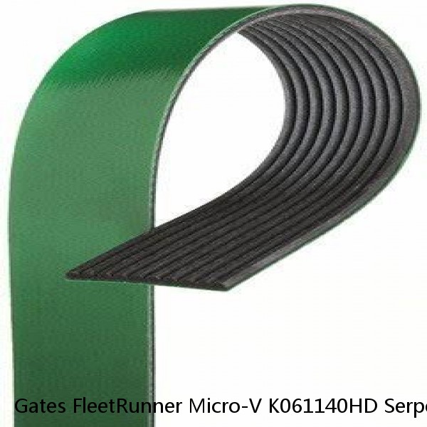 Gates FleetRunner Micro-V K061140HD Serpentine Belt for 1140K6 1140K6MK we