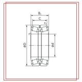 NACHI 480KBE030 Tapered Roller Bearings